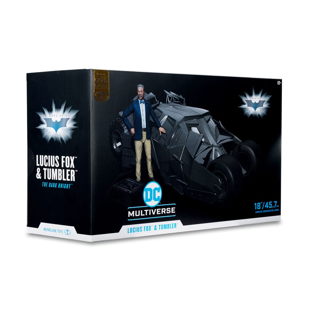 McFarlane DC Multiverse Tumbler with Lucius Fox (Gold Label) by LAB7 Malta, Europe