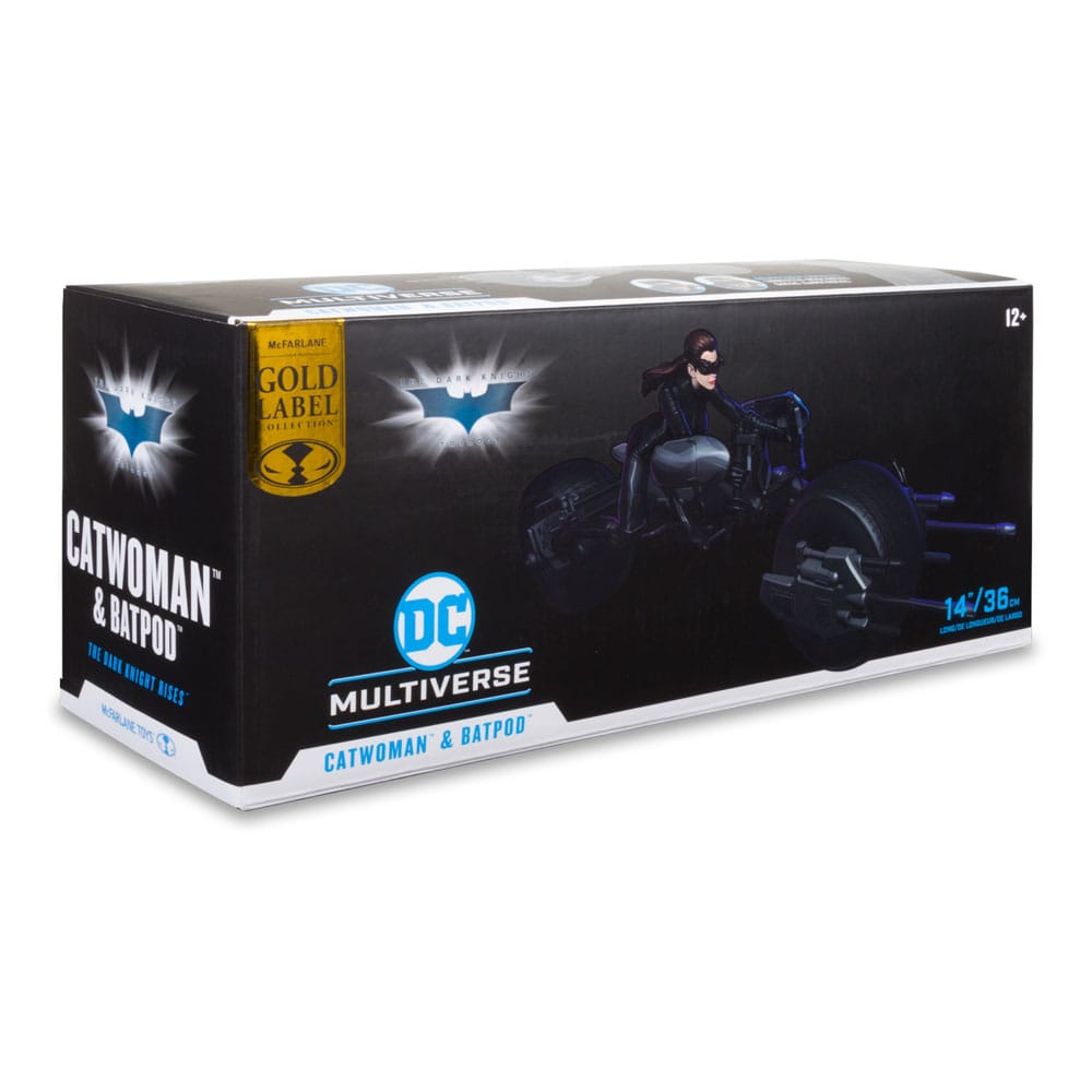 McFarlane DC Multiverse Vehicle Batpod with Catwoman (The Dark Knight Rises) by LAB7 Malta, Europe