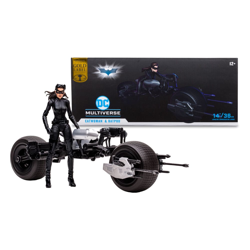 McFarlane DC Multiverse Vehicle Batpod with Catwoman (The Dark Knight Rises) by LAB7 Malta, Europe