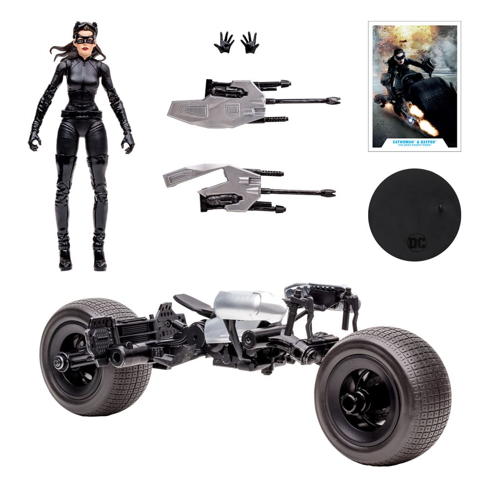 McFarlane DC Multiverse Vehicle Batpod with Catwoman (The Dark Knight Rises) by LAB7 Malta, Europe