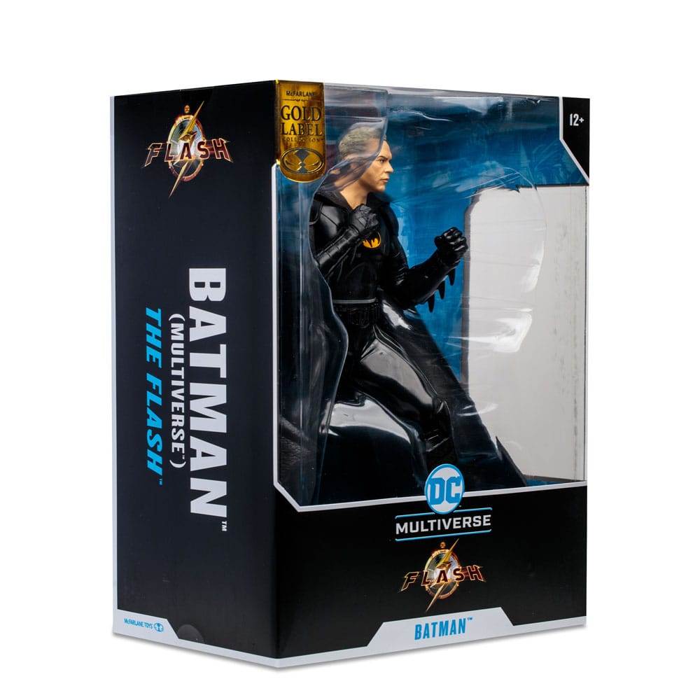 McFarlane DC The Flash Movie Statue Batman Multiverse Unmasked (Gold Label) – 30 cm by LAB7 Malta, Europe