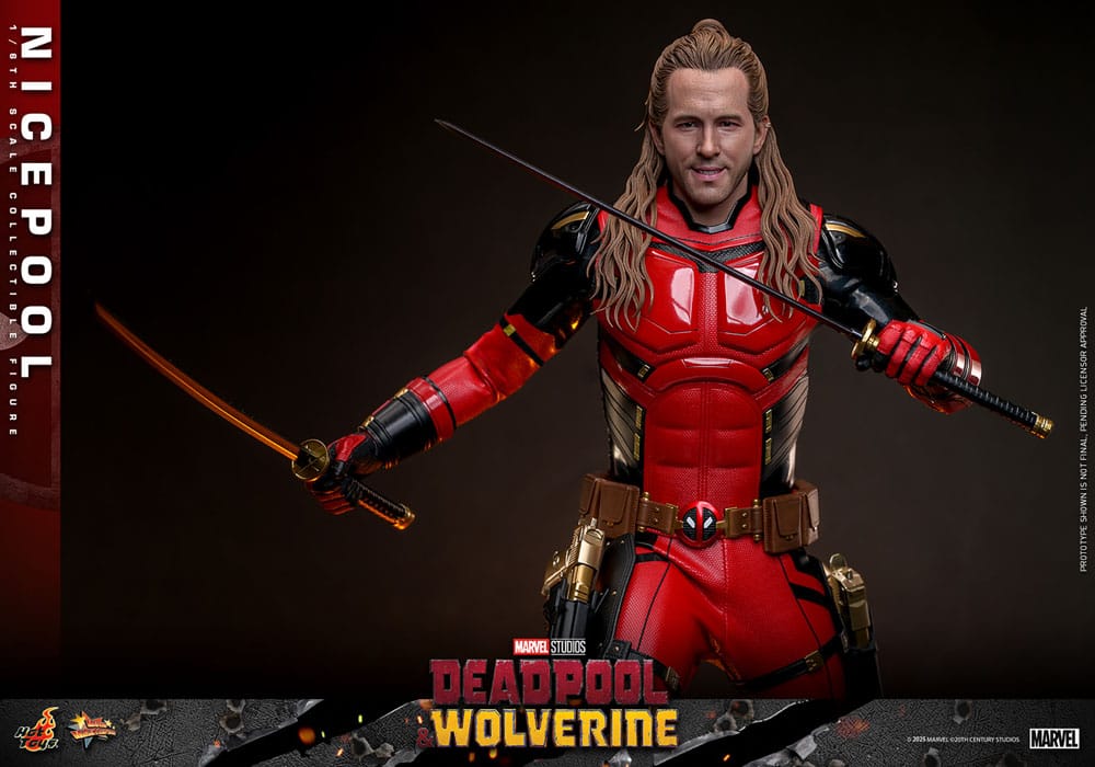 Hot Toys Deadpool & Wolverine Movie Masterpiece Action Figure 1/6 Nicepool 30 cm by LAB7 Malta, Europe