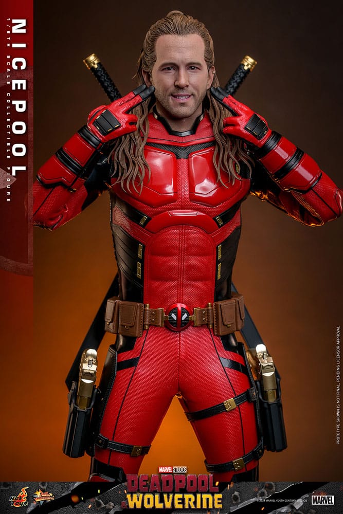 Hot Toys Deadpool & Wolverine Movie Masterpiece Action Figure 1/6 Nicepool 30 cm by LAB7 Malta, Europe