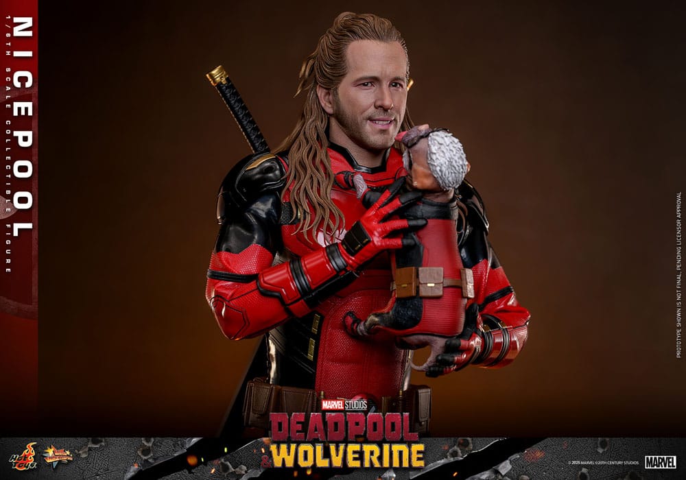 Hot Toys Deadpool & Wolverine Movie Masterpiece Action Figure 1/6 Nicepool 30 cm by LAB7 Malta, Europe