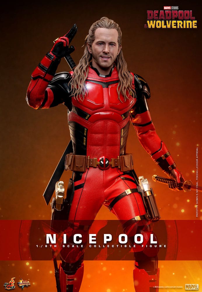 Hot Toys Deadpool & Wolverine Movie Masterpiece Action Figure 1/6 Nicepool 30 cm by LAB7 Malta, Europe