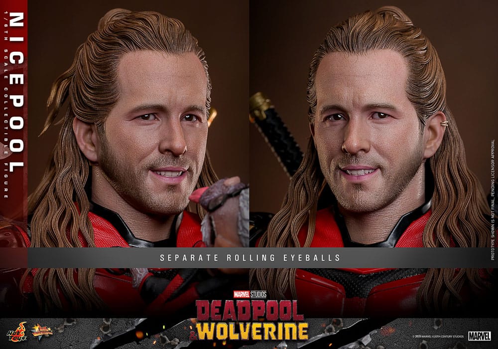 Hot Toys Deadpool & Wolverine Movie Masterpiece Action Figure 1/6 Nicepool 30 cm by LAB7 Malta, Europe