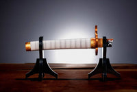 Tamashii Nations Demon Slayer: Kimetsu no Yaiba Proplica Replica 1/1 Broken Nichirin Sword (Kyojuro Rengoku) by LAB7 Malta, Europe