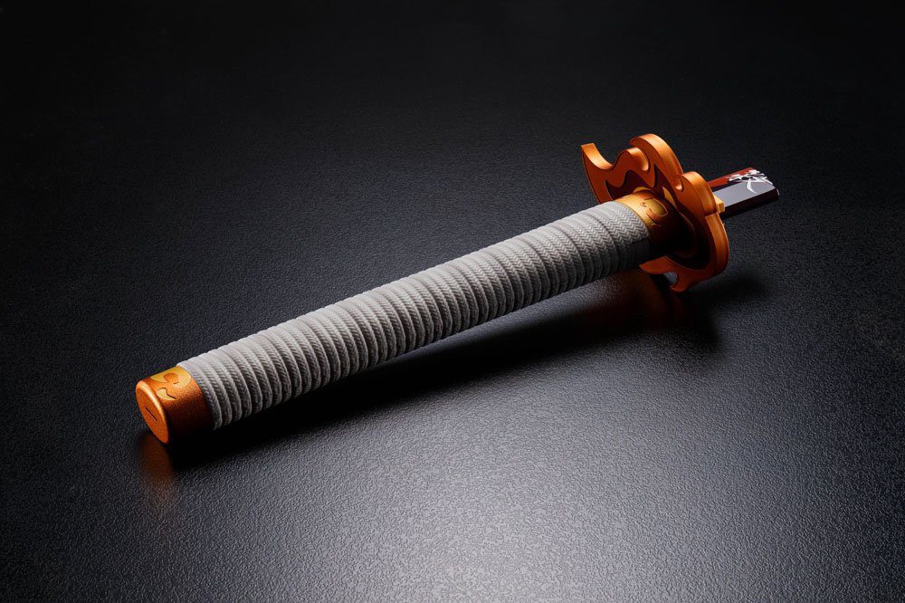 Tamashii Nations Demon Slayer: Kimetsu no Yaiba Proplica Replica 1/1 Broken Nichirin Sword (Kyojuro Rengoku) by LAB7 Malta, Europe