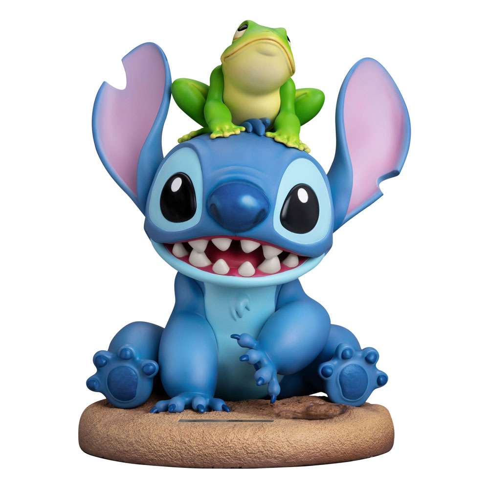 Beast Kingdom Disney 100th Master Craft Statue Stitch with Frog 34 cm by LAB7 Malta, Europe