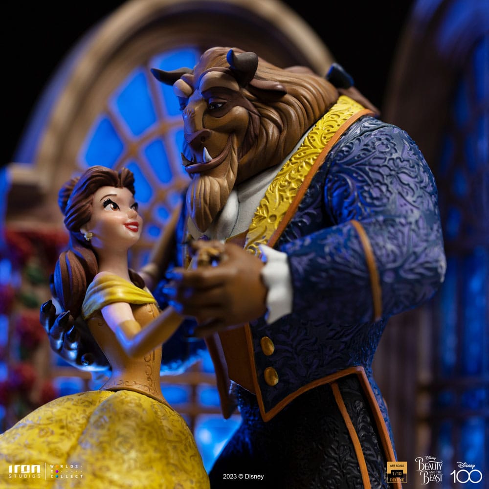 Iron Studios Disney Art Scale Deluxe Statue 1/10 Beauty and the Beast 29 cm by LAB7 Malta, Europe