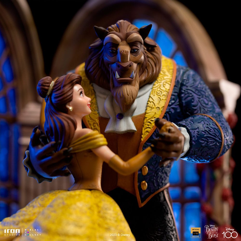Iron Studios Disney Art Scale Deluxe Statue 1/10 Beauty and the Beast 29 cm by LAB7 Malta, Europe
