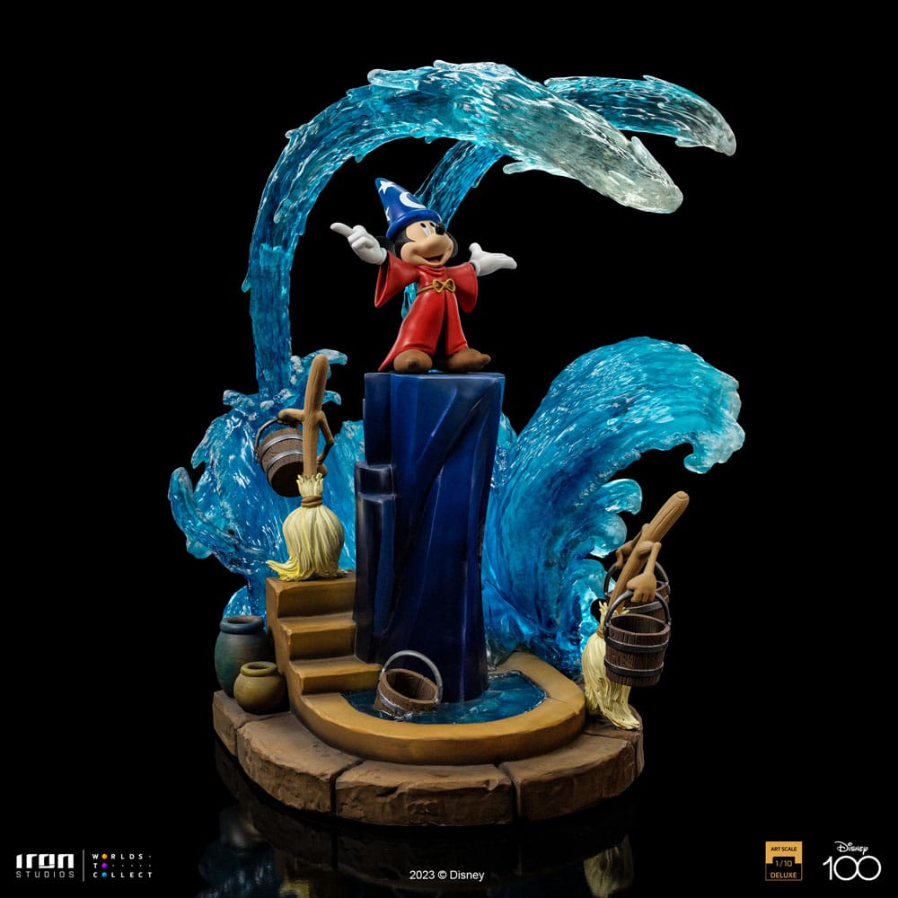 Iron Studios Disney Art Scale Deluxe Statue 1/10 Mickey Fantasia Deluxe 51 cm by LAB7 Malta, Europe