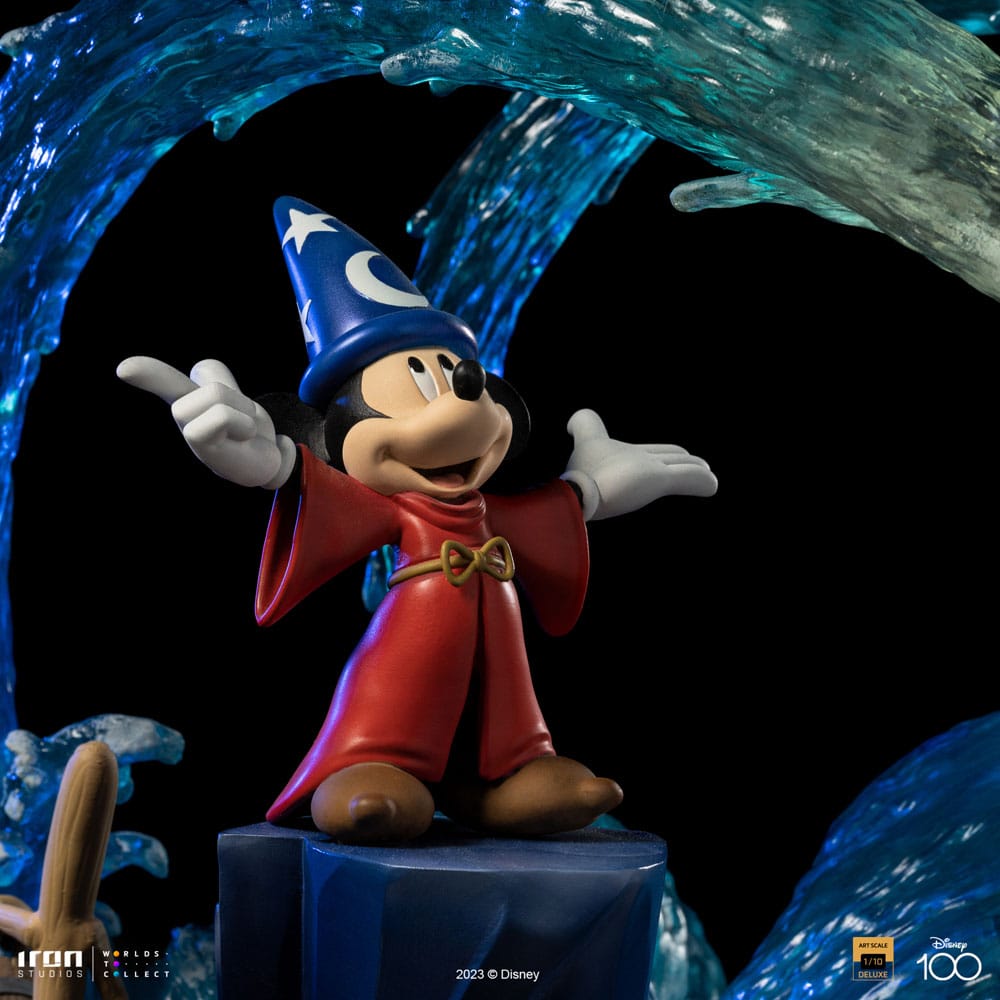 Iron Studios Disney Art Scale Deluxe Statue 1/10 Mickey Fantasia Deluxe 51 cm by LAB7 Malta, Europe
