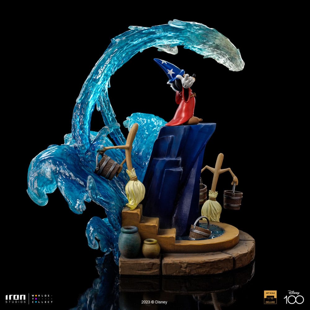 Iron Studios Disney Art Scale Deluxe Statue 1/10 Mickey Fantasia Deluxe 51 cm by LAB7 Malta, Europe