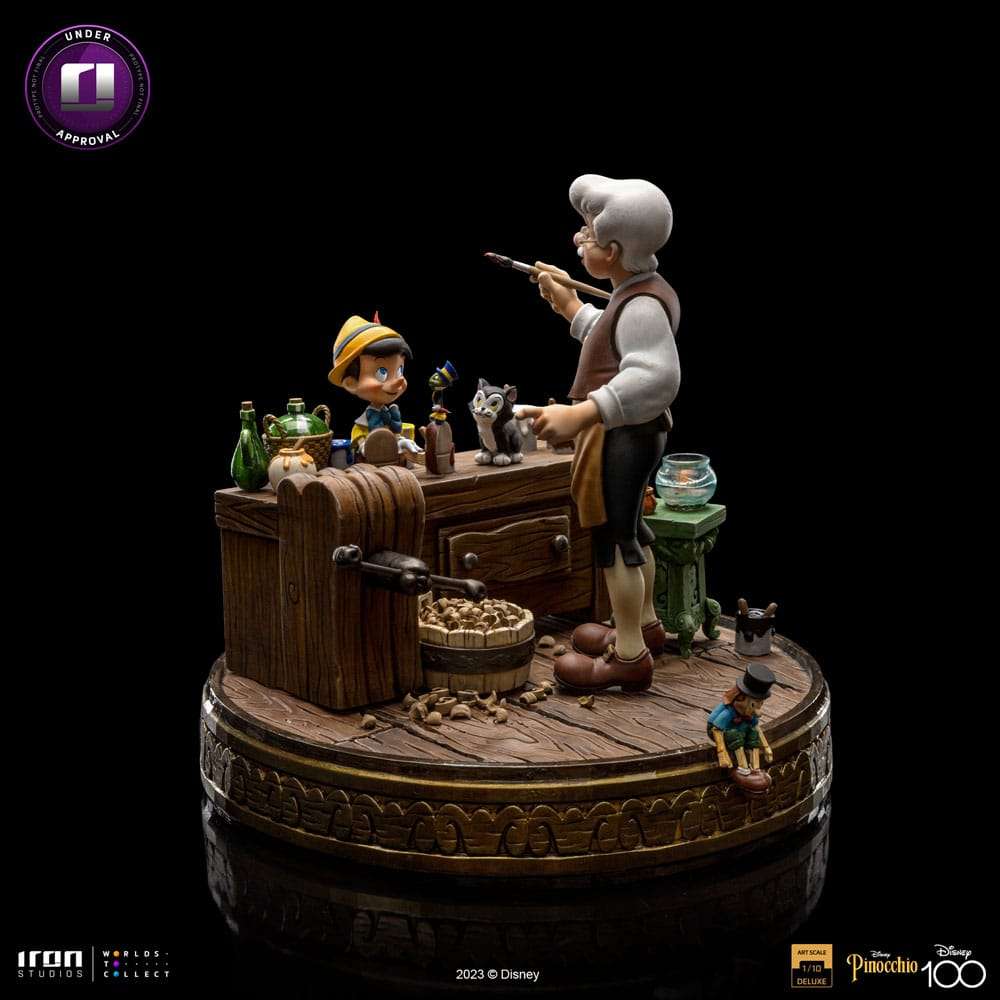 Iron Studios Disney Deluxe Art Scale Statue 1/10 Pinocchio 42 cm by LAB7 Malta, Europe