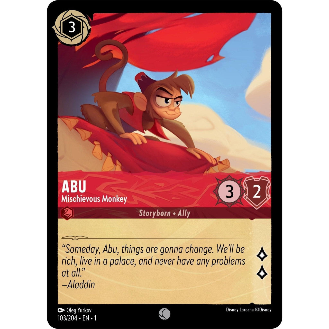 Ravensburger Abu - Mischievous Monkey (103/204) (The First Chapter) by LAB7 Malta, Europe