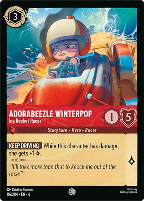 Ravensburger Adorabeezle Winterpop - Ice Rocket Racer (116/204) (Azurite Sea) by LAB7 Malta, Europe