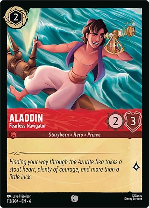 Ravensburger Aladdin - Fearless Navigator (112/204) (Azurite Sea) by LAB7 Malta, Europe