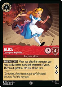 Ravensburger Alice - Courageous Keyholder (127/204) (Reign of Jafar) by LAB7 Malta, Europe