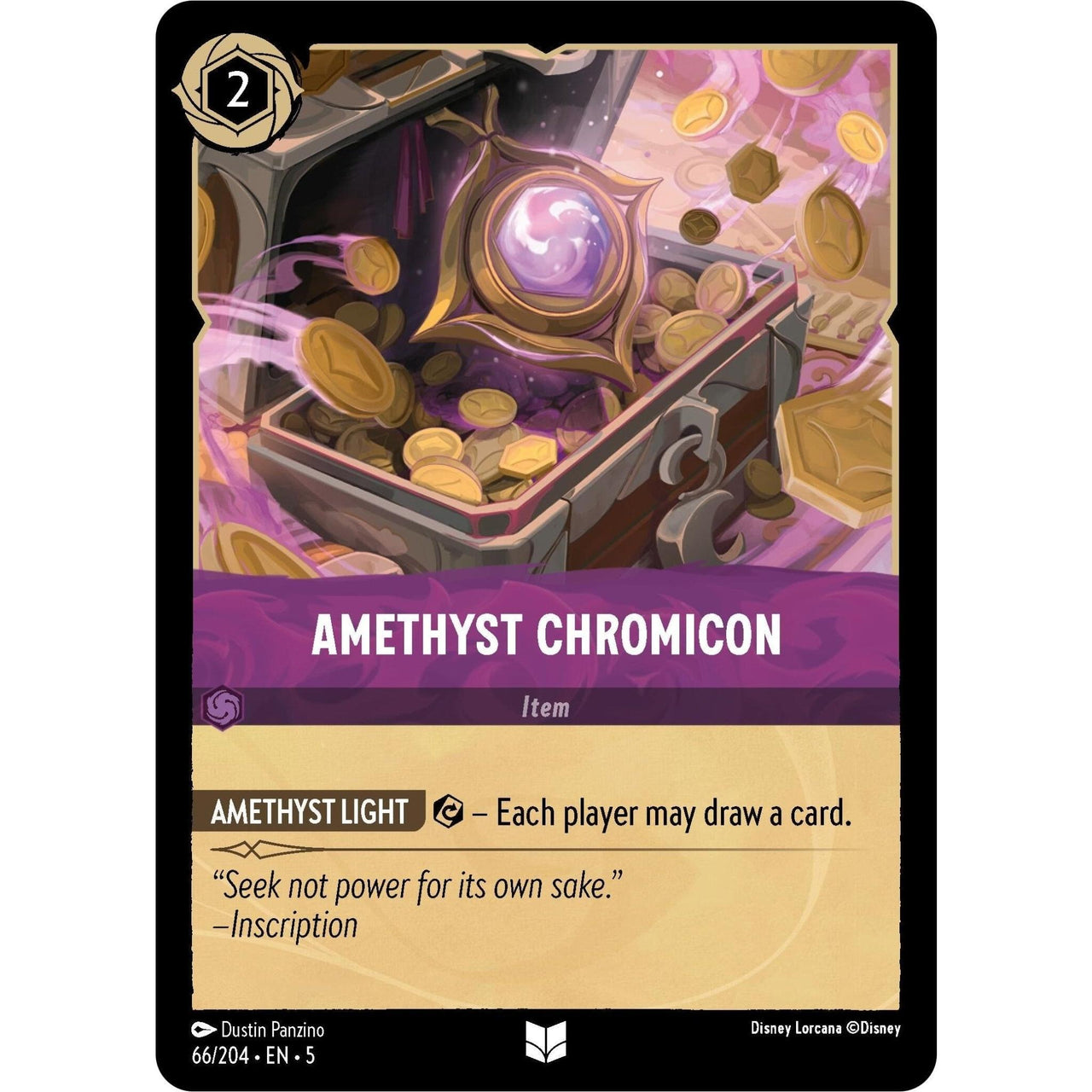 Ravensburger Amethyst Chromicon (66/204) (Shimmering Skies) by LAB7 Malta, Europe