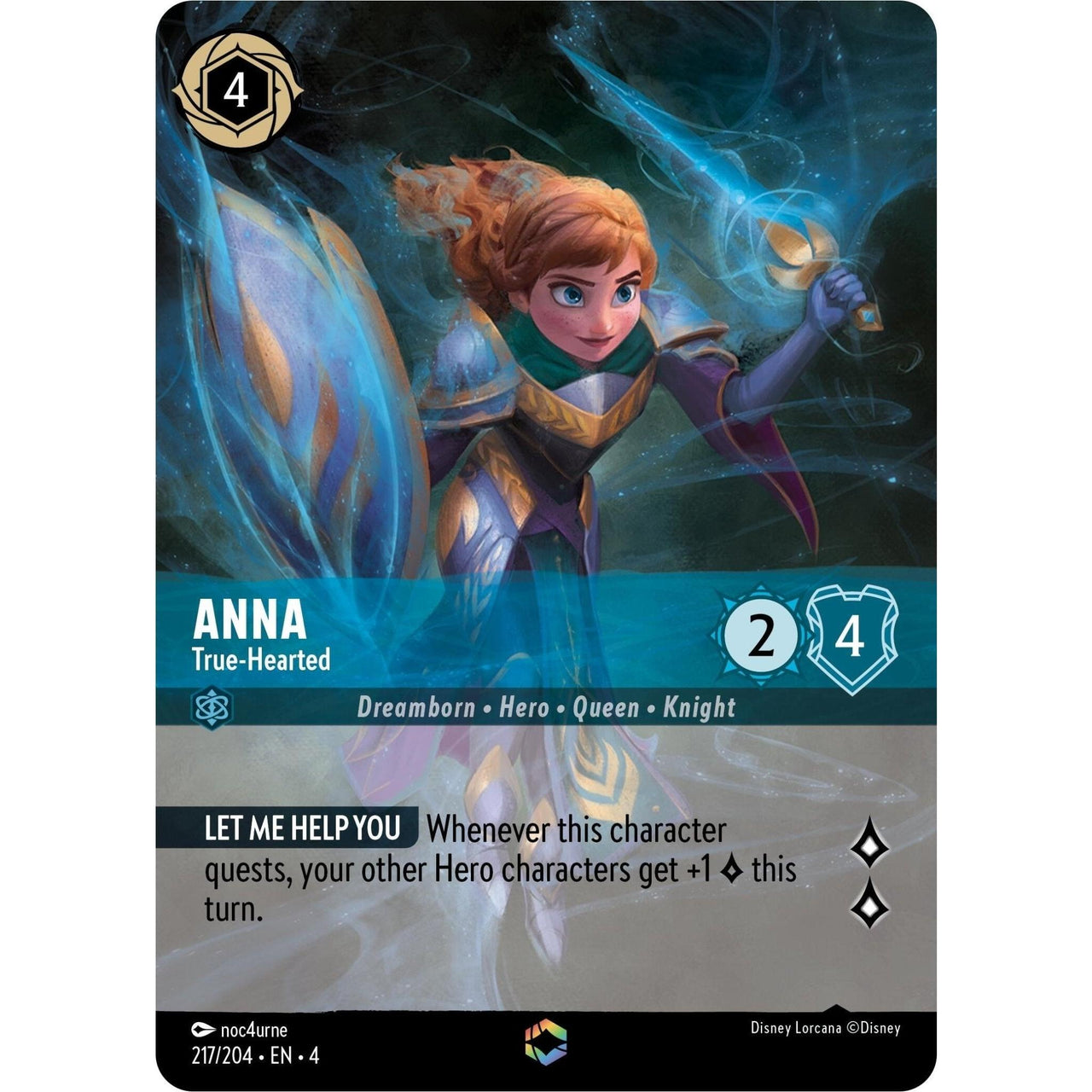 Ravensburger Anna - True - Hearted (Enchanted) (217/204) (Ursula's Return) by LAB7 Malta, Europe