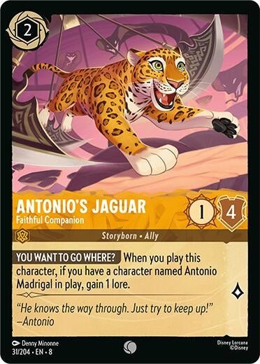 Ravensburger Antonio's Jaguar - Faithful Companion (31/204) (Reign of Jafar) by LAB7 Malta, Europe