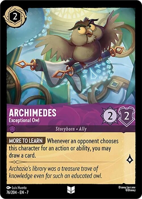 Ravensburger Archimedes - Exceptional Owl (76/204) (Archazia's Island) by LAB7 Malta, Europe