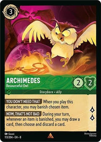 Ravensburger Archimedes - Resourceful Owl (113/204) (Reign of Jafar) by LAB7 Malta, Europe
