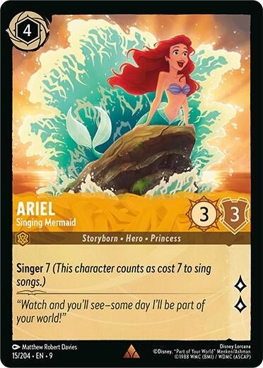 Ravensburger Ariel - Singing Mermaid (15/204) (Fabled) by LAB7 Malta, Europe