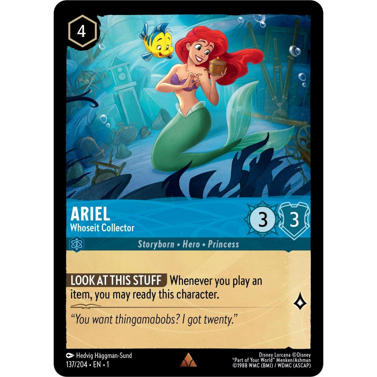Ravensburger Ariel - Whoseit Collector (137/204) (The First Chapter) by LAB7 Malta, Europe