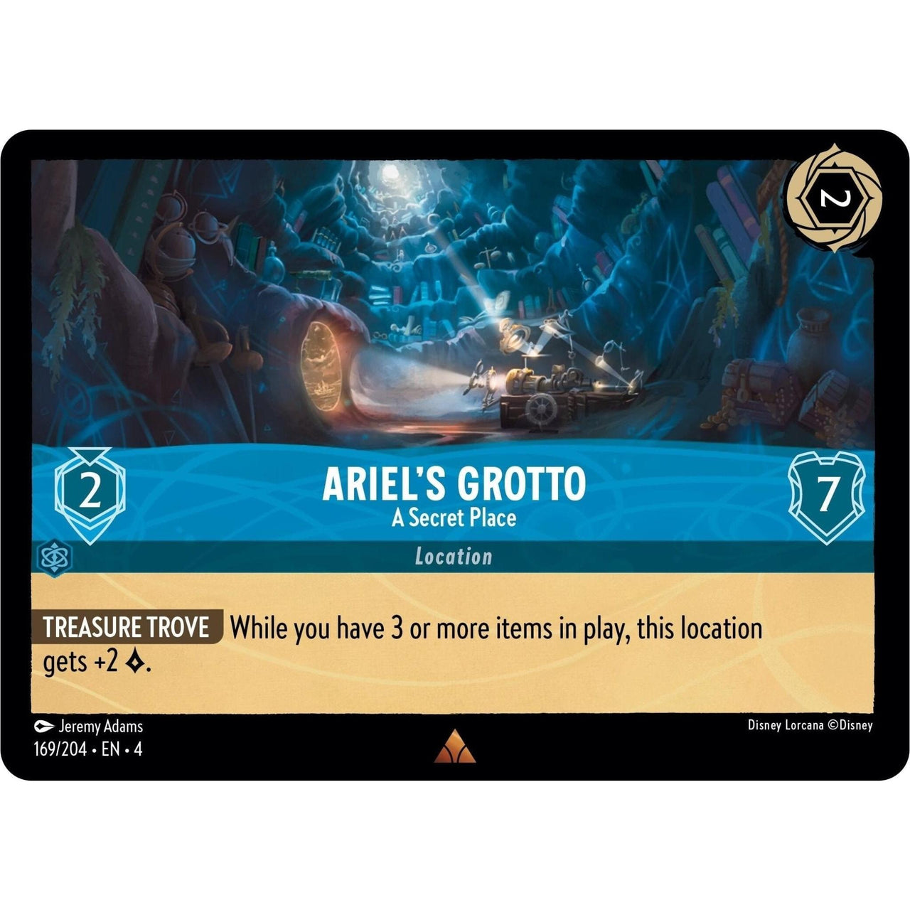 Ravensburger Ariel's Grotto - A Secret Place (169/204) (Ursula's Return) by LAB7 Malta, Europe