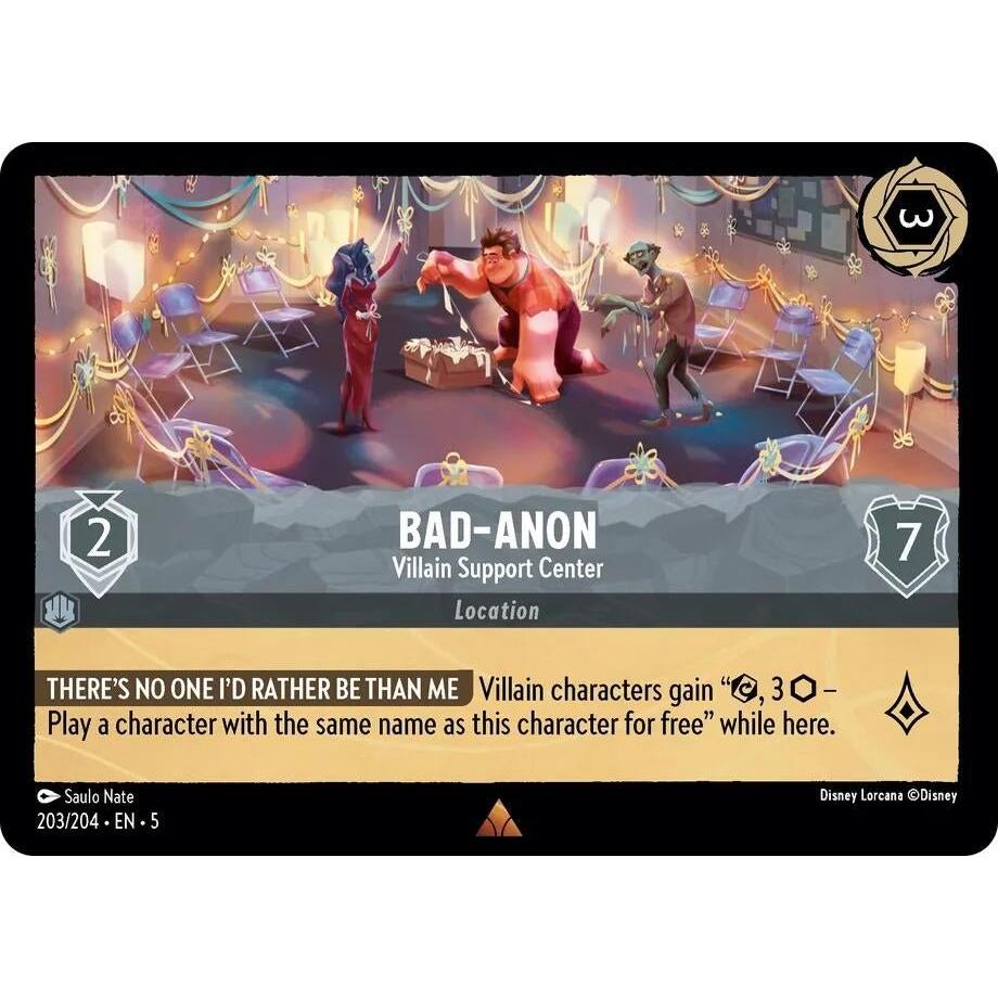 Ravensburger Bad - Anon - Villain Support Center (203/204) (Shimmering Skies) by LAB7 Malta, Europe