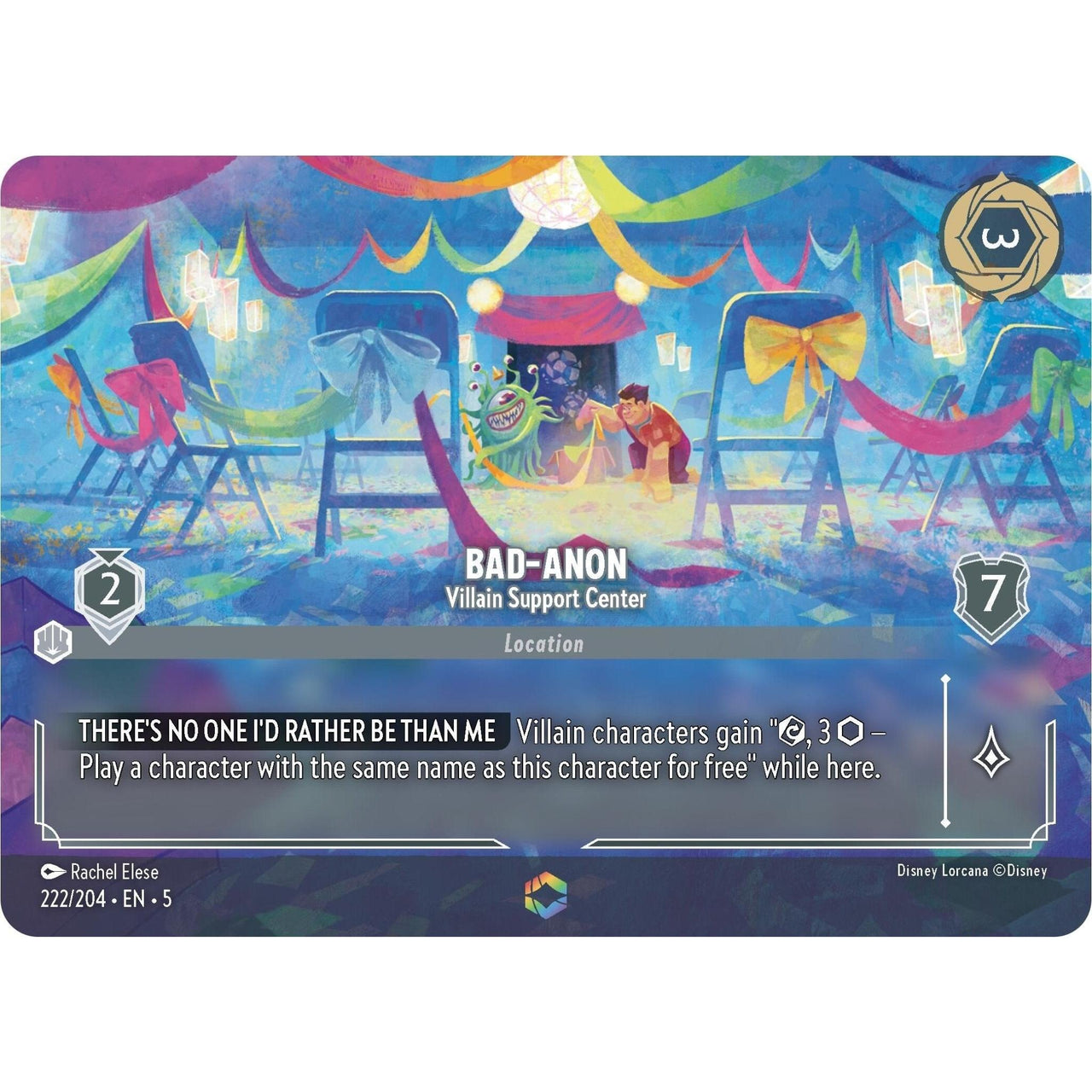 Ravensburger Bad - Anon - Villain Support Center (Enchanted) (222/204) (Shimmering Skies) by LAB7 Malta, Europe