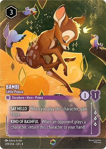 Ravensburger Bambi - Little Prince (Enchanted) (209/204) (Reign of Jafar) by LAB7 Malta, Europe
