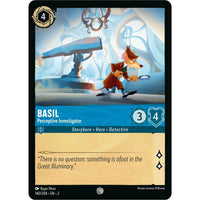 Ravensburger Basil - Perceptive Investigator (140/204) (Rise of the Floodborn) by LAB7 Malta, Europe