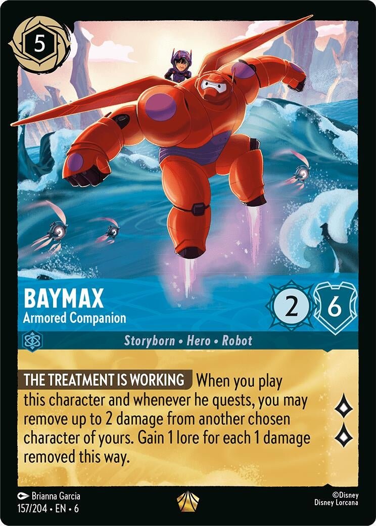 Ravensburger Baymax - Armored Companion (157/204) (Azurite Sea) by LAB7 Malta, Europe