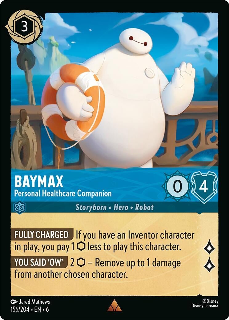 Ravensburger Baymax - Personal Healthcare Companion (156/204) (Azurite Sea) by LAB7 Malta, Europe