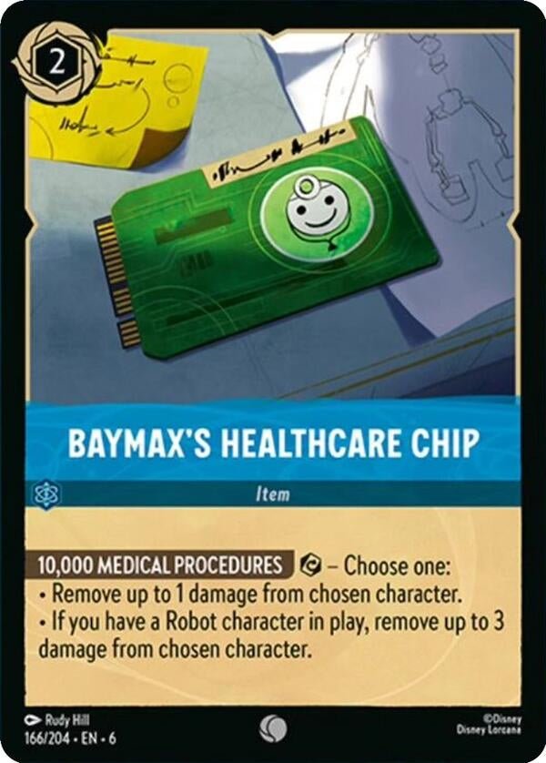 Ravensburger Baymax's Healthcare Chip (166/204) (Azurite Sea) by LAB7 Malta, Europe