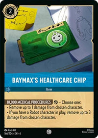 Ravensburger Baymax's Healthcare Chip (166/204) (Azurite Sea) by LAB7 Malta, Europe