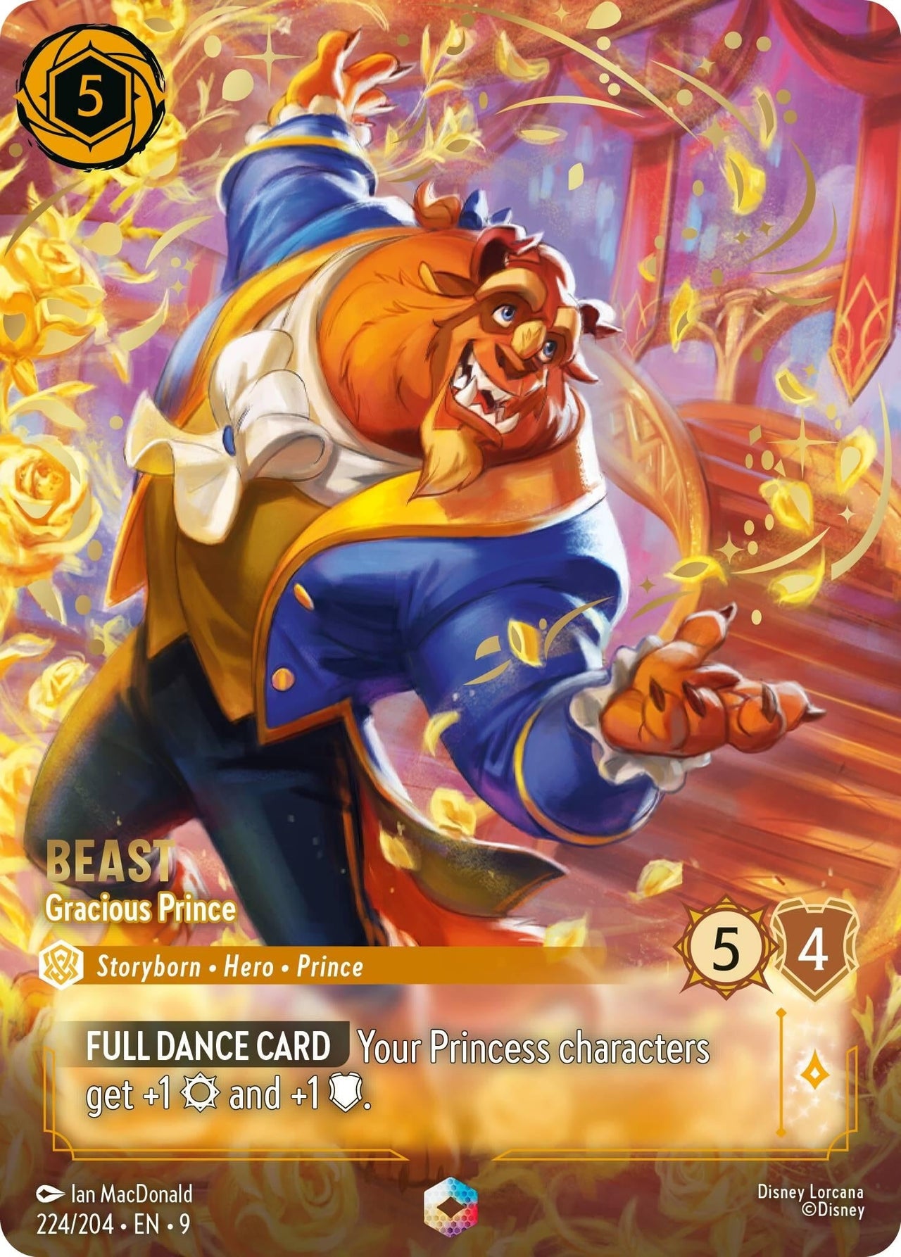 Ravensburger Beast - Gracious Prince (Enchanted) (224/204) (Fabled) by LAB7 Malta, Europe