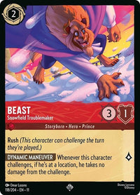Disney Lorcana Beast - Snowfield Troublemaker (118/204) by LAB7 Malta, Europe