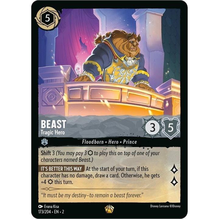 Ravensburger Beast - Tragic Hero (173/204) (Rise of the Floodborn) by LAB7 Malta, Europe