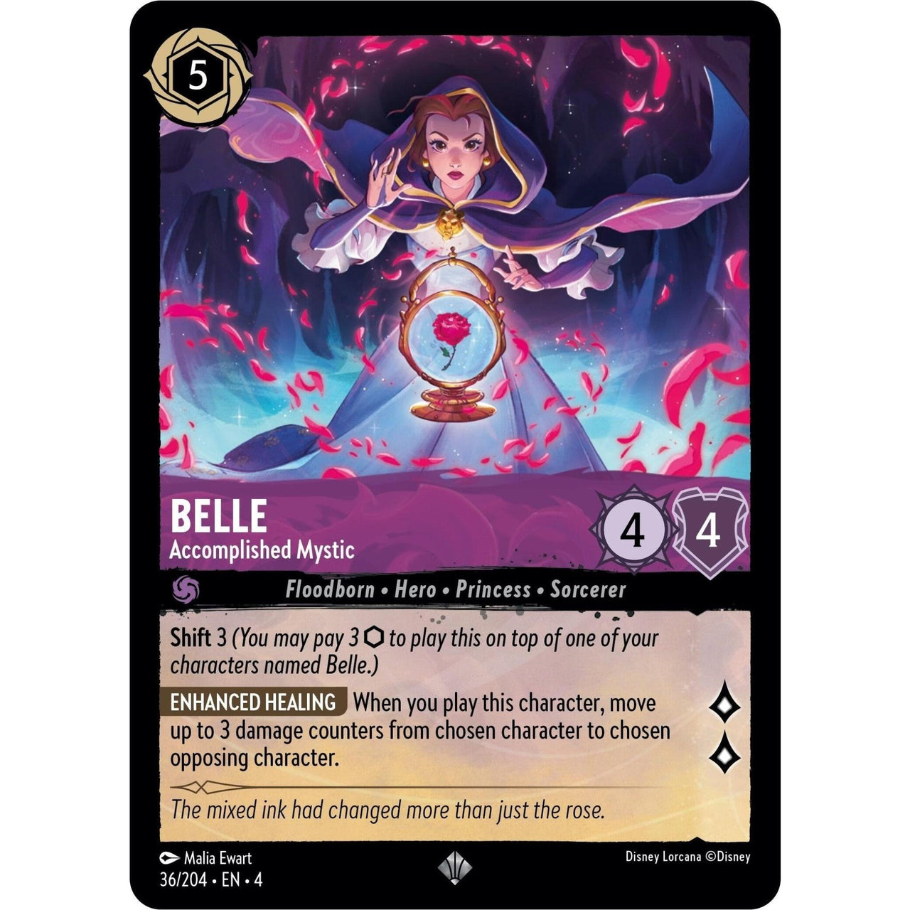 Ravensburger Belle - Accomplished Mystic (36/204) (Ursula's Return) by LAB7 Malta, Europe