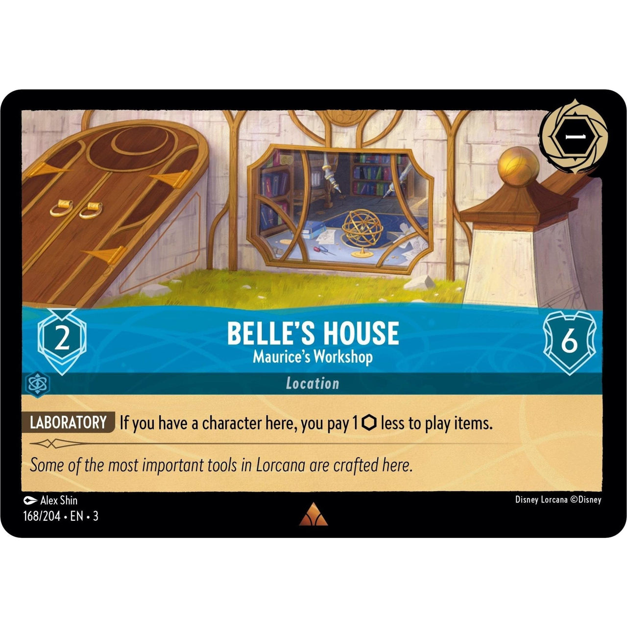 Ravensburger Belle's House - Maurice's Workshop (168/204) (Into the Inklands) by LAB7 Malta, Europe