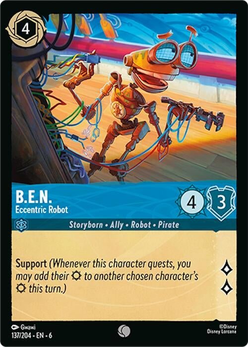 Ravensburger B.E.N. - Eccentric Robot (137/204) (Azurite Sea) by LAB7 Malta, Europe