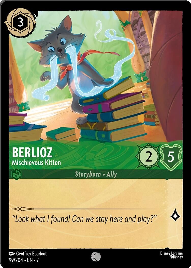 Ravensburger Berlioz - Mischievous Kitten (99/204) (Archazia's Island) by LAB7 Malta, Europe