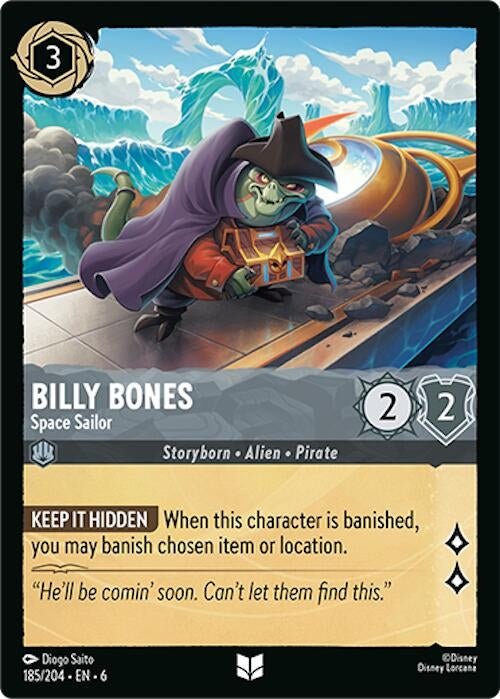 Ravensburger Billy Bones - Space Sailor (185/204) (Azurite Sea) by LAB7 Malta, Europe