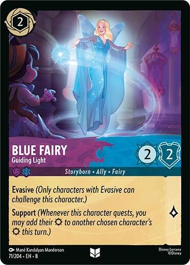 Ravensburger Blue Fairy - Guiding Light (71/204) (Reign of Jafar) by LAB7 Malta, Europe