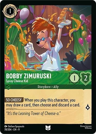 Ravensburger Bobby Zimuruski - Spray Cheese Kid (78/204) (Fabled) by LAB7 Malta, Europe