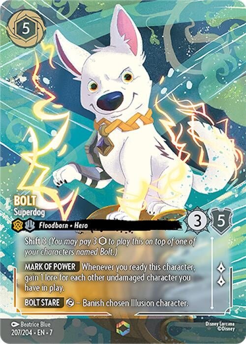 Ravensburger Bolt - Superdog (Enchanted) (207/204) (Archazia's Island) by LAB7 Malta, Europe